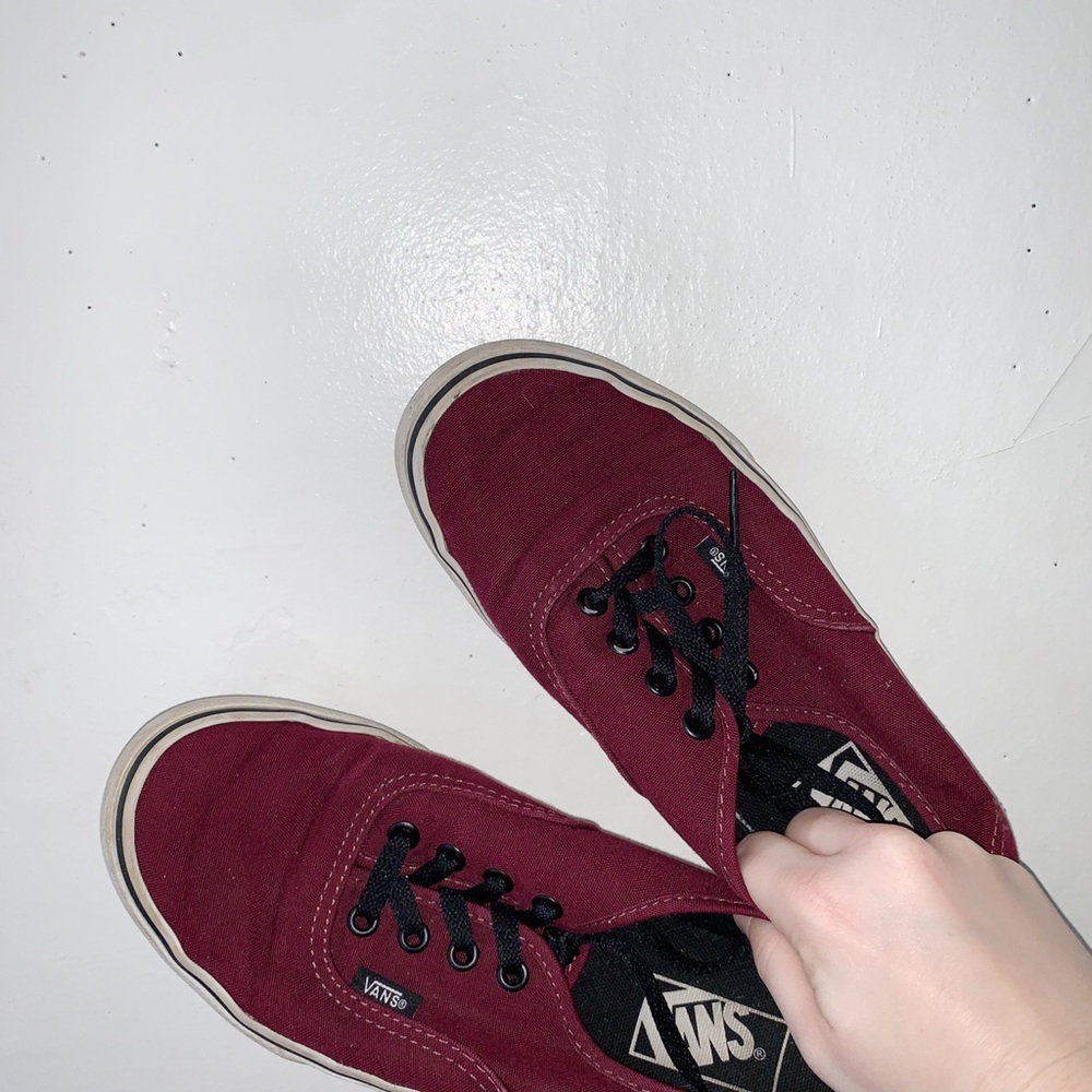 maroon vans